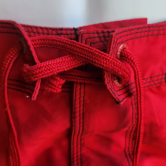 Arizona Jean Co. Men's Red Size M Swim Trunks Lined with Pockets - Picture 4 of 15